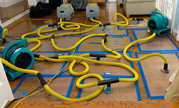 Professional Sewage Cleanup technician working in Cushing, WI